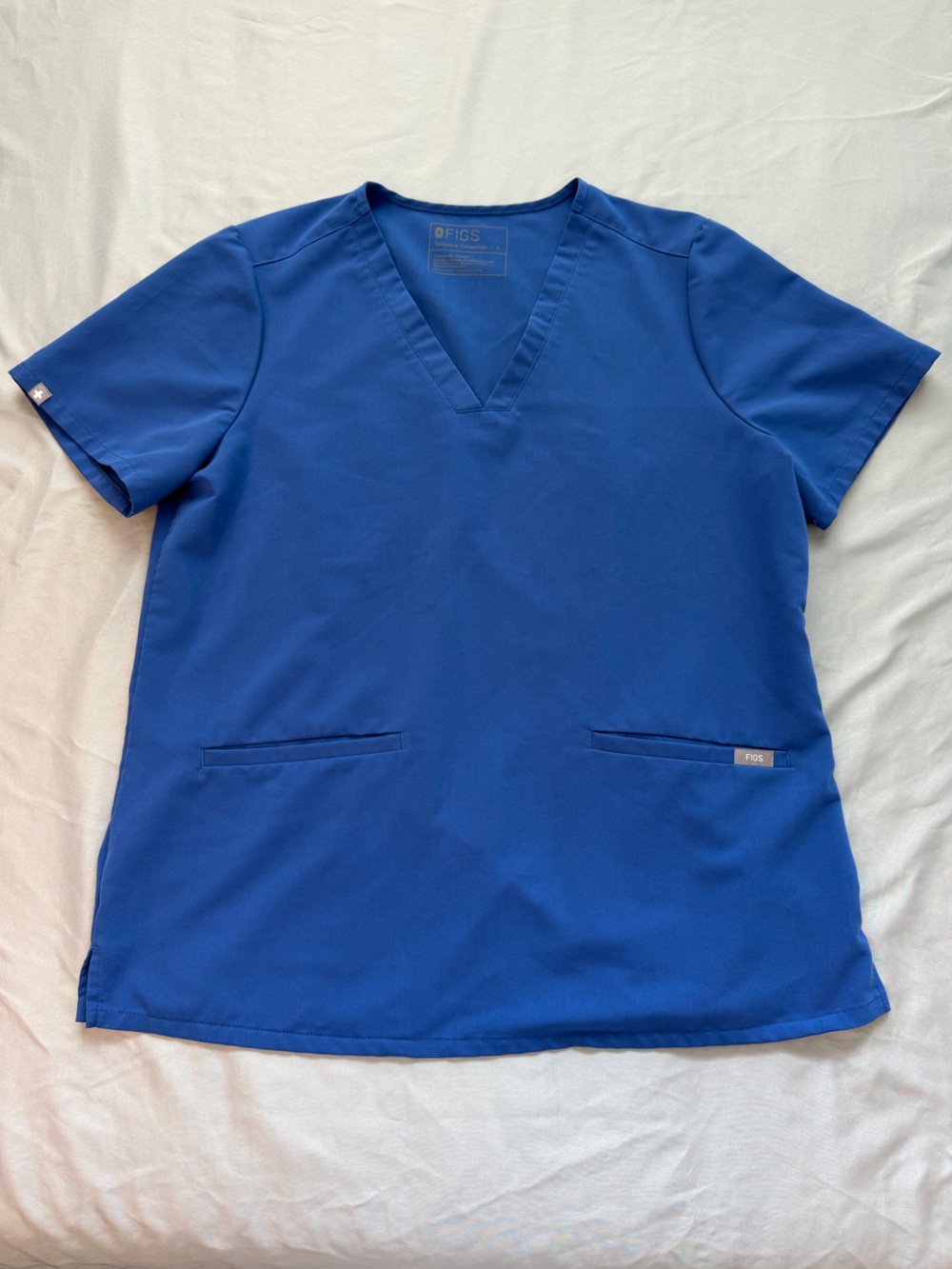 Figs Women’s “Denim” Casma V-Neck Short Sleeve Scrub Top